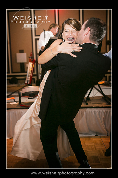 Newlyweds Dancing and Laughing on Dance Floor at their PGA Resort, Palm Beach Gardens Wedding