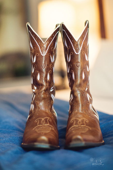 The Links Bloomsburg Wedding Cowboy Boot Shoes for the Bride