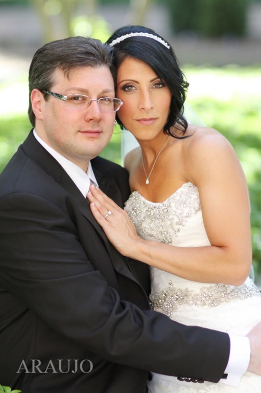 Duquesne Club Wedding: Newlyweds Pose Together
