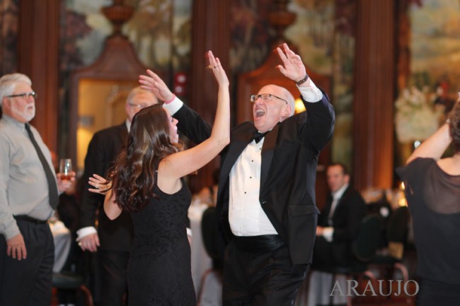Duquesne Club Wedding Reception: Guests Enjoying Dance Floor