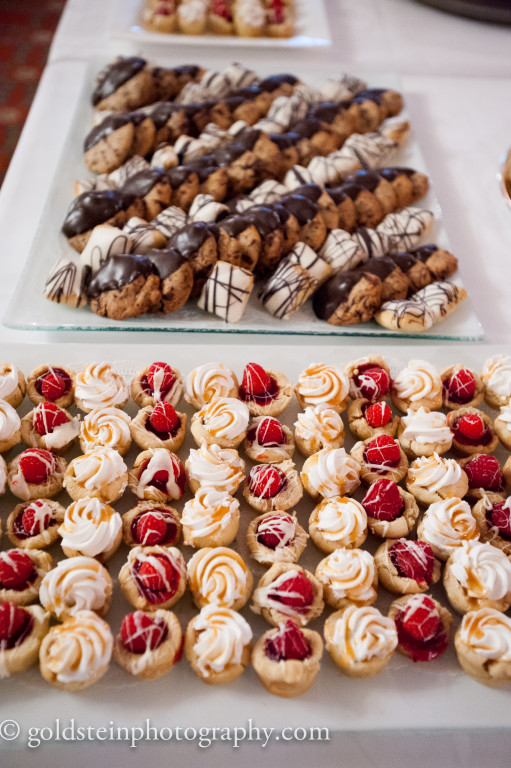 Duquesne Club Wedding Reception: Pastries on Dessert Table
