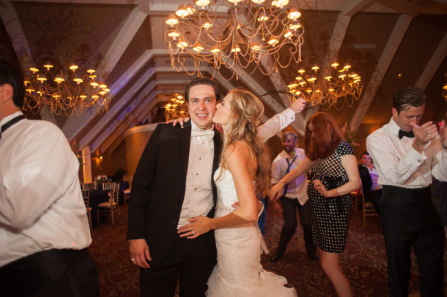 The Club at Nevillewood Wedding: Happy Couple During Reception