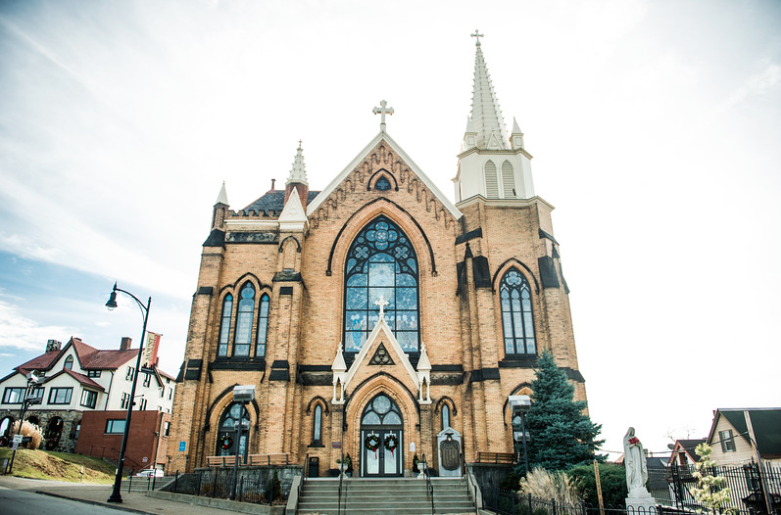 Longue Vue Club Wedding Ceremony: St. Mary's on the Mount Church
