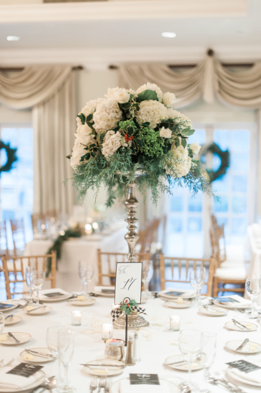 Longue Vue Club Wedding Reception: Organic Table Decor 