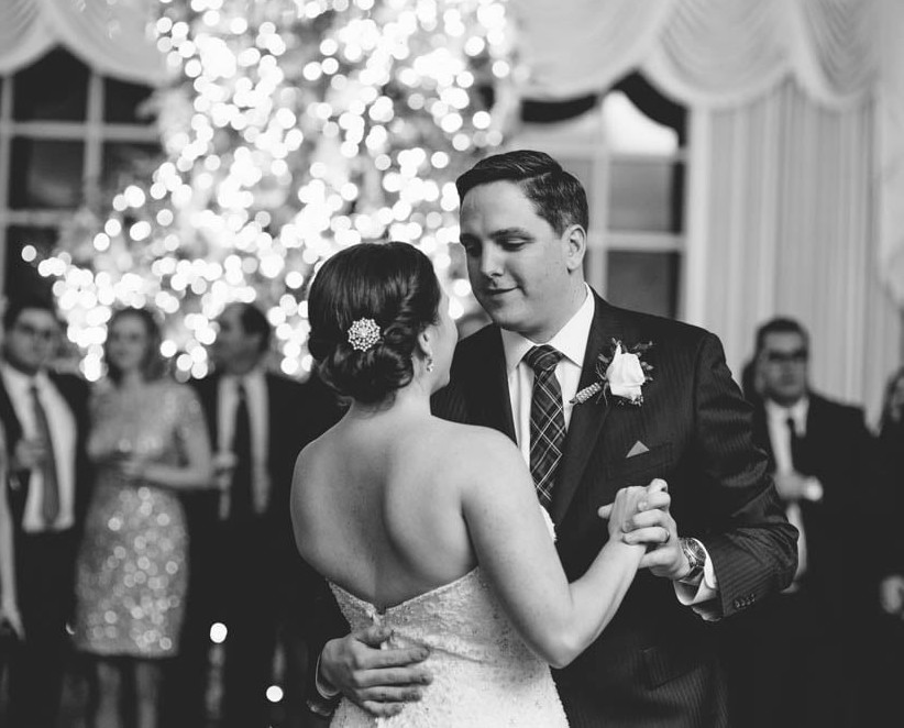 Country Club Pittsburgh Wedding Bride and Groom Reception Sharing Dance